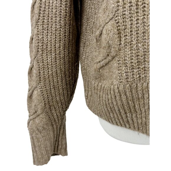 Vintage Y2K Cupcakes & Cashmere Beige Chunky Knit Grandpa Cardigan Cottagecore M - Picture 5 of 13